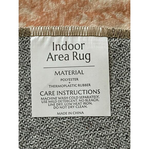 NEW Gold Xmas Tree Washable Round Rug 5' Diameter - Picture 6 of 9